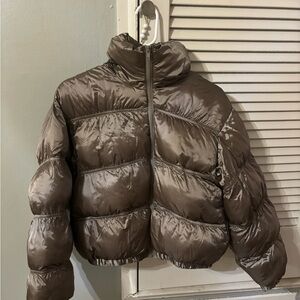 Wild Fable Brown Puffer Jacket